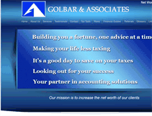 Tablet Screenshot of golbar.com